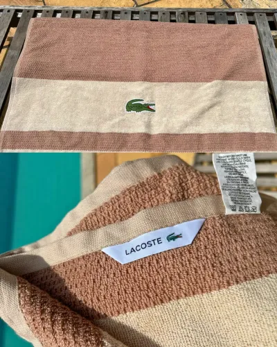 Toalha de Banho Lacoste Original Importada