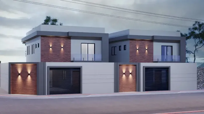 VENDO CASAS DUPLEX RECÉM CONSTRUIDAS EM PLANICIE DA SERRA (GPS)