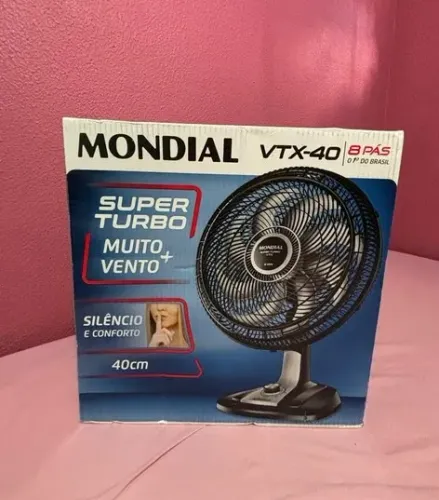 Ventilador Mondial 40cm 8 pás 140W Super Turbo