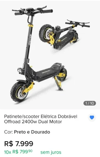 Patinete Ienyrid Es1 2400 w