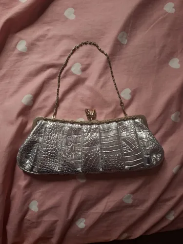 Bolsa vintage prata 