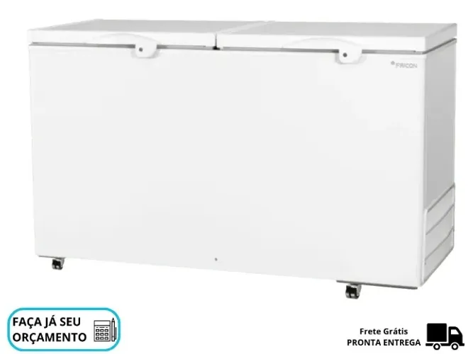 Freezer Horizontal 2 Tampas 503 Litros Fricon
