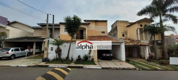 Sobrado com 4 dormitórios para alugar, 460 m² por R$ 6.391,28/mês - Condomínio Flamboyant