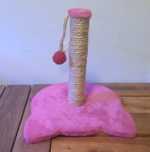 Arranhador para Gato Rosa