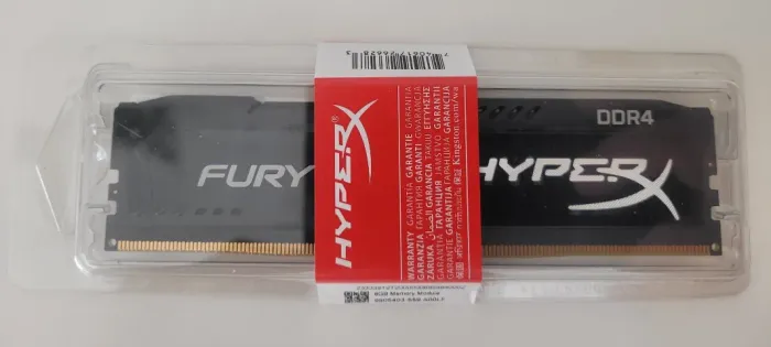 Memória Ram DDR4 8gb 3200MHz Kingston - HyperX Fury (Novo / Lacrado) Computador