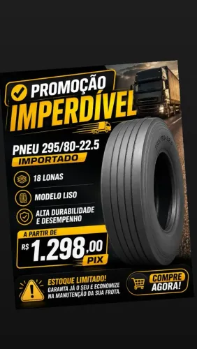 VÁRIAS MEDIDAS PNEUS 275 295 215/75-17.5