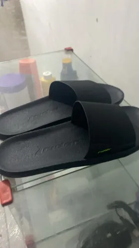 Chinela Slide preta RIDER tamanho 42