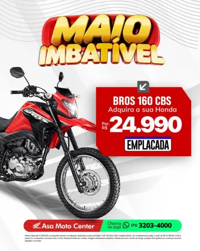 Motos em preço promocional
