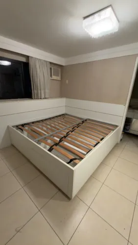 Base para cama king size com baú
