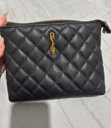 Bolsa Matelassê Santa Lolla Preta