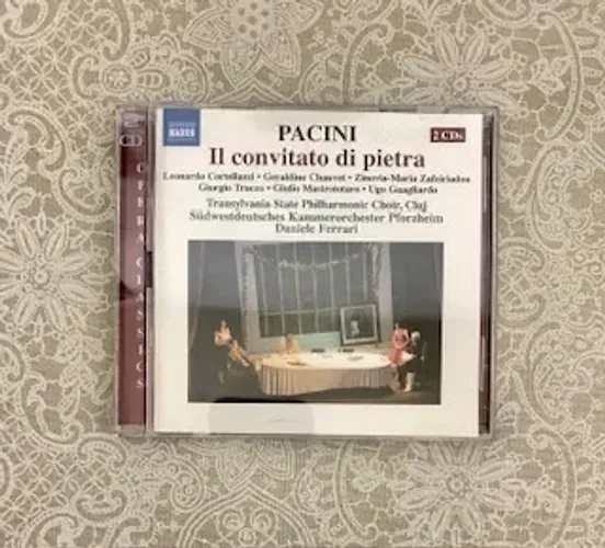 CD Duplo Pacini: Il Convitato Di Pietra (Maestro: Daniele Ferrari) made in Germany-2011