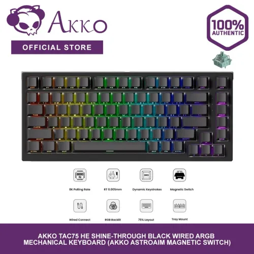 Teclado Magnético Akko Tac75HE