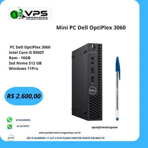 PC DELL MINI I5 8500T 16GB
