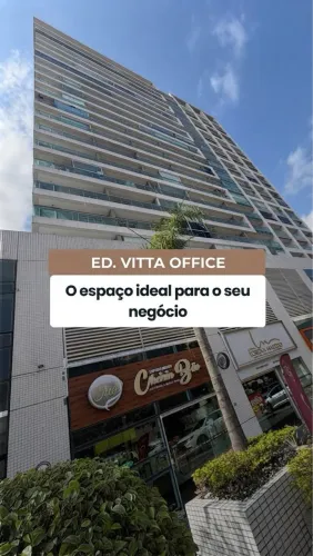 Sala Comercial Ed. Vitta Office | 33m² | Andar Alto | Marco (Pronta para uso)