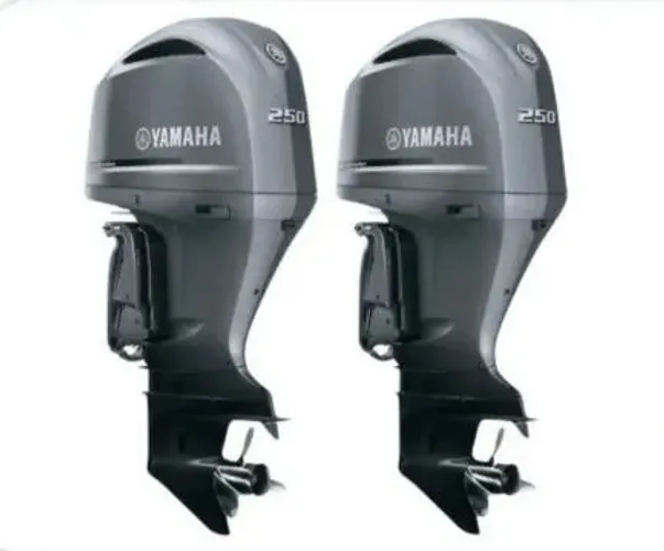 PARELHA 250HP CINZA 4T - motor de popa novo 