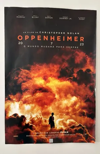 oppenheimer poster oficial de cinema