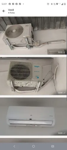 DOIS APARELHOS DE AR-CONDICIONADO CADA UM POR R$ 1.100,00