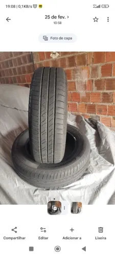 Vendo par de pneu 195/55 r16 
