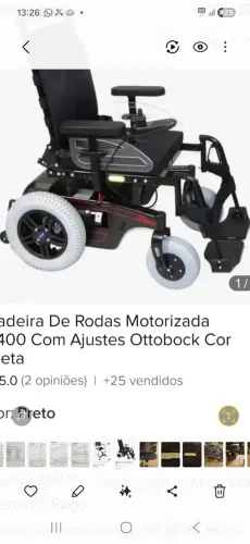 Cadeira outtobock B400 motorizada semi no a