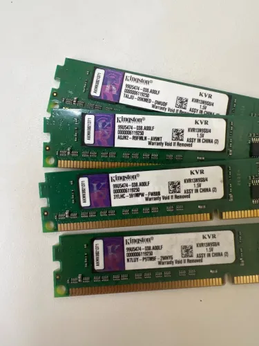 Memória ddr3 4gb kingston 16gb total