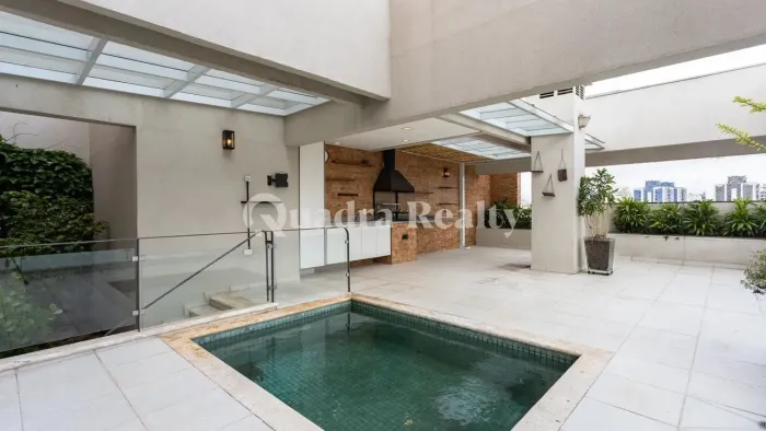 Cobertura no Jardim Guedala com vista privilegiada