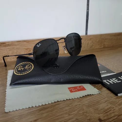 Ray ban hexagonal preto rb3548 oculos de sol masculino