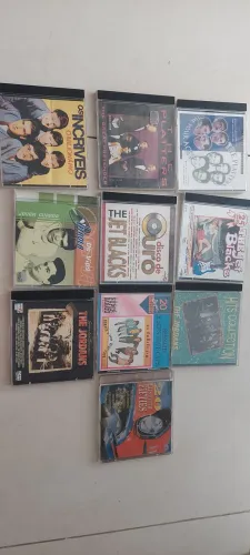 Lote com 10 CDS Jovem Guarda e Rock anos 60