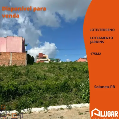 Terreno á venda no loteamento Jardins Solânea - PB.