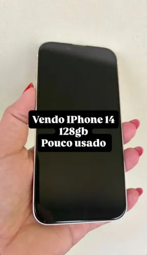 Ipfone 14 com 126gb. 2 meses de uso