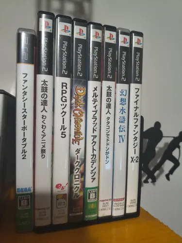 Coleção de Jogos PS2/PSP Originais Japoneses