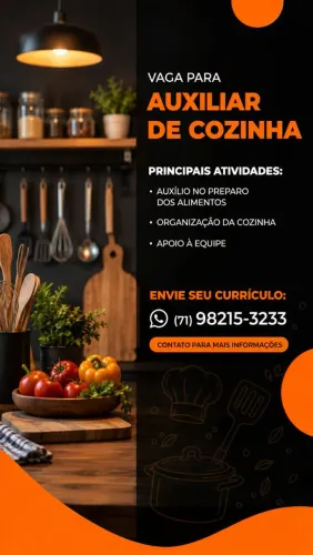 Vagas de emprego disponível hamburgueria