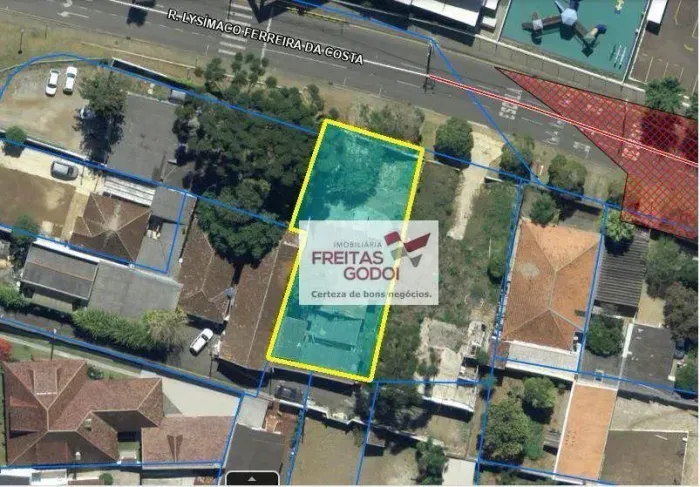 Terreno para alugar, 546 m² - Centro Cívico - Curitiba/PR
