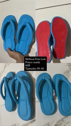 Melissa free low azul 39-40