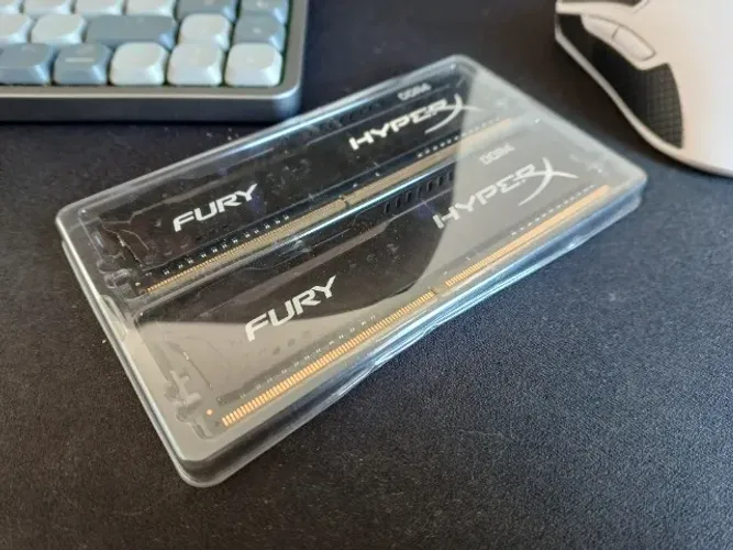 Memória HyperX Fury, 8GB, 2666MHz, DDR4, CL16, Preto