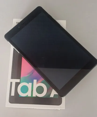 Samsung Tab A com caixa Troco