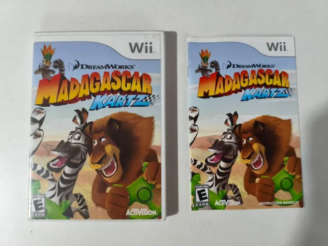 Jogo Madagascar Kartz original Nintendo Wii 