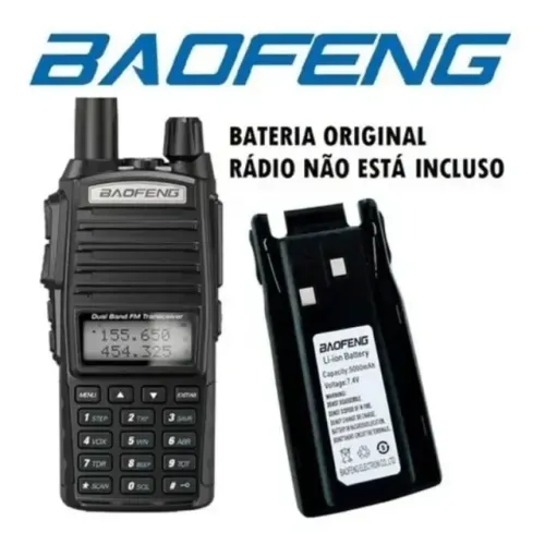 Bateria Baofeng UV-82 7.4V - Compatível UV-82 / UV-82L / UV-825X