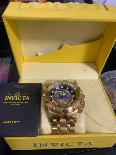 Relógio invicta venom hibrid dourado. Original com nota Fiscal