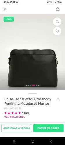 Bolsa nova 