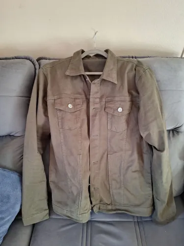 Jaqueta em sarja masculina