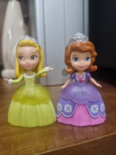 Miniaturas princesas Sofia e Amber - Mattel