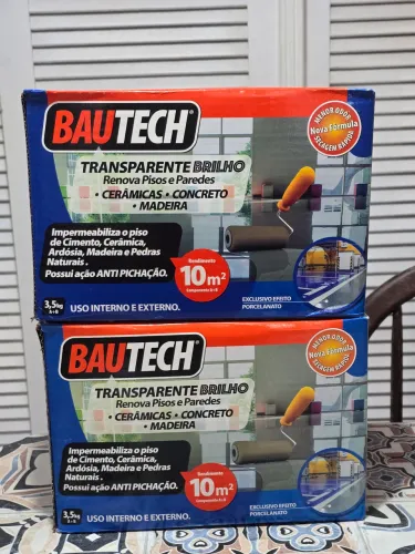 Bautech Manta liquida Transparente Brilho 3,5KG A+B
