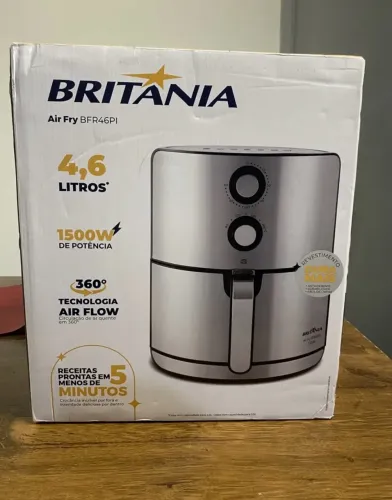 Airfryer Britânia acabamento em INOX