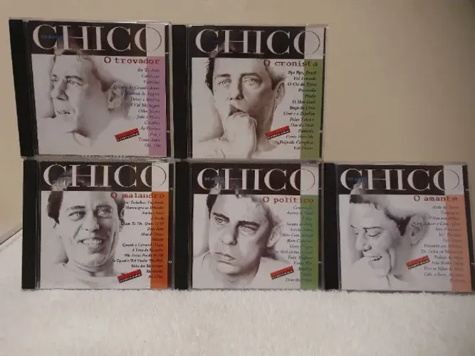 Coleção 50 Anos de Chico Buarque com 05 CDs