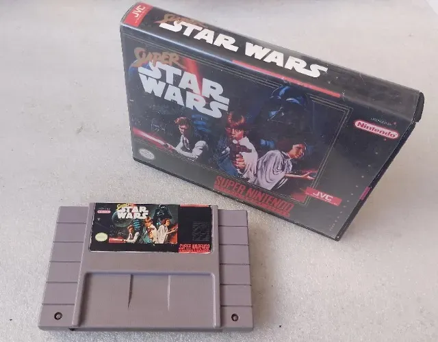 Super Star Wars original para Super Nintendo - Funcionando - Usado
