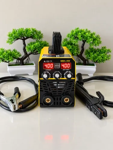 Máquina de Solda Inversora MMA-400 Digital 110V ou 220V + Kit Completo