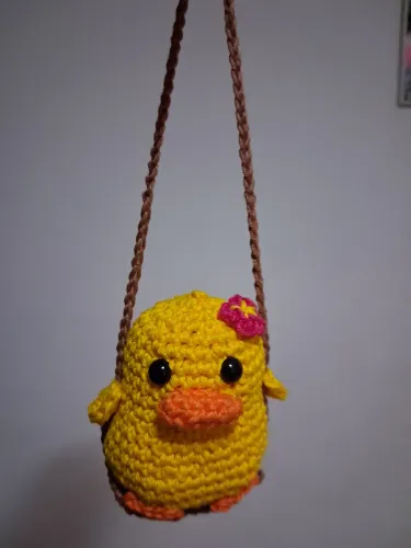 Patinha de Crochê para Carro - Amigurumi