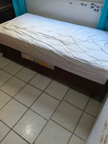 Cama box de solteiro