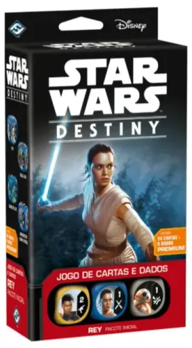 Jogo De Cartas Star Wars Destiny Pacote Inicial - Rey (Usado)