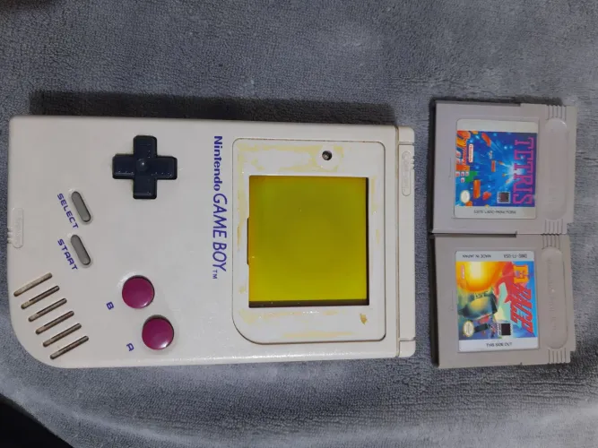 Nintendo game boy classic - defeito na tela
